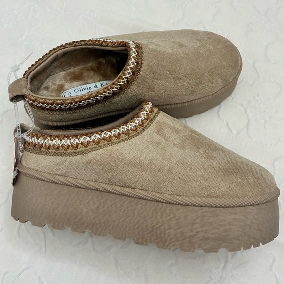 Women's Tan Ankle Booties - Picture 5 of 5